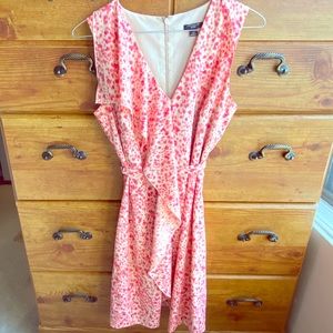 Ann Taylor 4P Cream-coral Cheetah